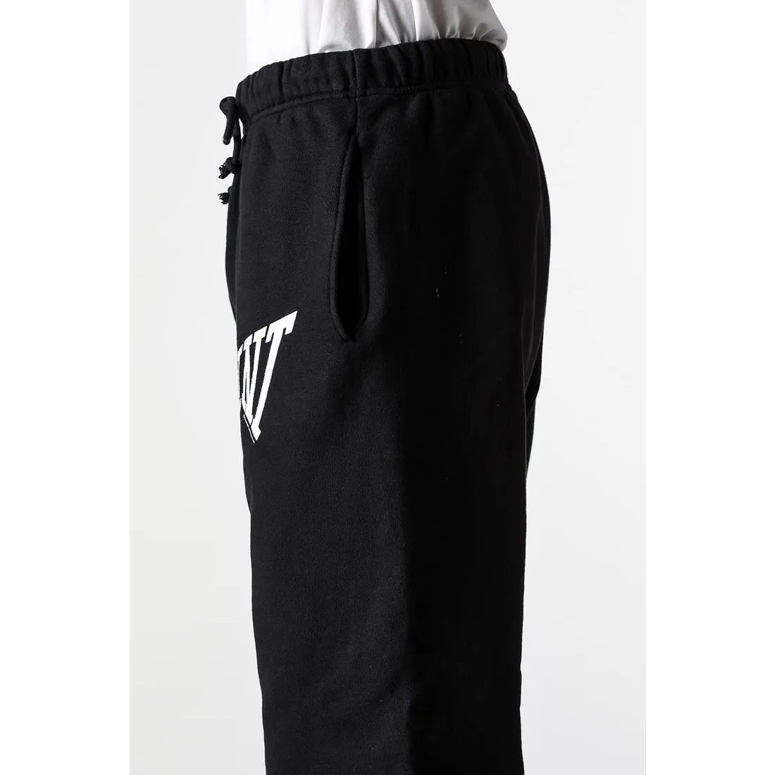 SAINT Mxxxxxx RIBON SAINT Sweat Pants/BLK Basic SAINT LOGO sweatpants Black S-XL God-cut Loose fit Four-needle six-thread boneless sewing Upper body comfortable Original light fleece sweatshirt fabric Original consistent fruit logo/angel logo